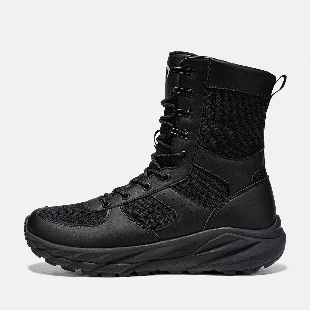 Men's Non-Slip Zip Up Combat Boots Military Breathable Tactical Work Boots, #T0476188