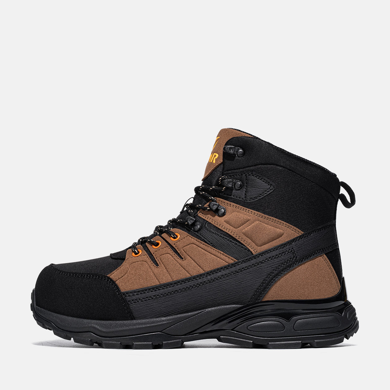 Men's Non-Slip Steel Toe Boots Puncture Resistant Ankle Work Boots,#U0176173