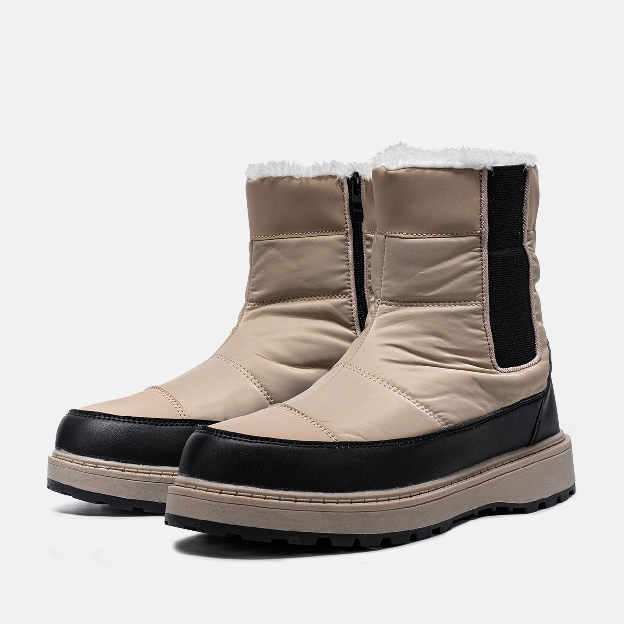 Larnmern Women High Top Snowproof Boots Waterproof Winter Boots #T1G051