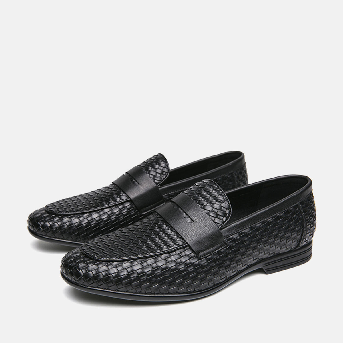 Men's Woven Monk Strap Loafer Slip on Casual Dress Shoes,#DM2776397