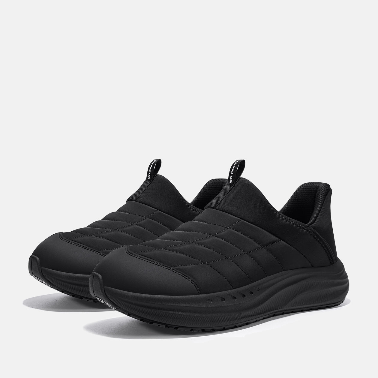 Men's Slip Resistant Slip On Sneakers Breathable Waterproof Work Shoes For Standing All day,#T0475046