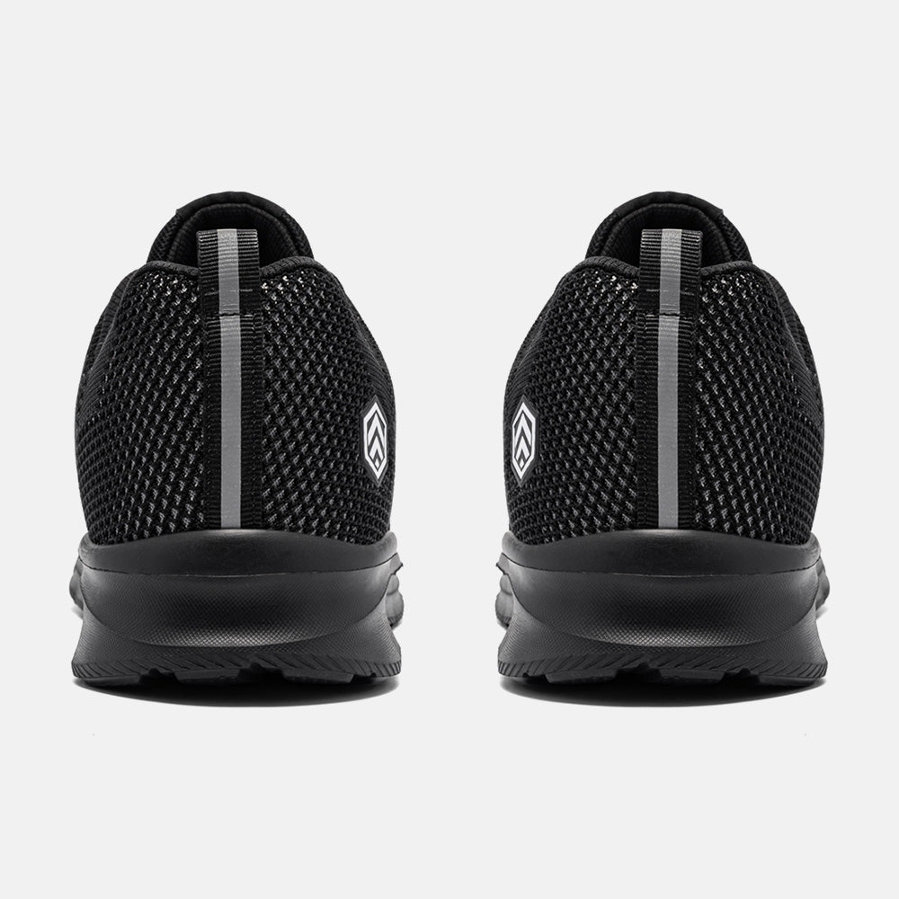 Men's Electrical Hazard Safety Shoes, Steel Toe Anti Puncture Slip Resistant Light Weight Breathable Work Shoes, Larnmern 180112K