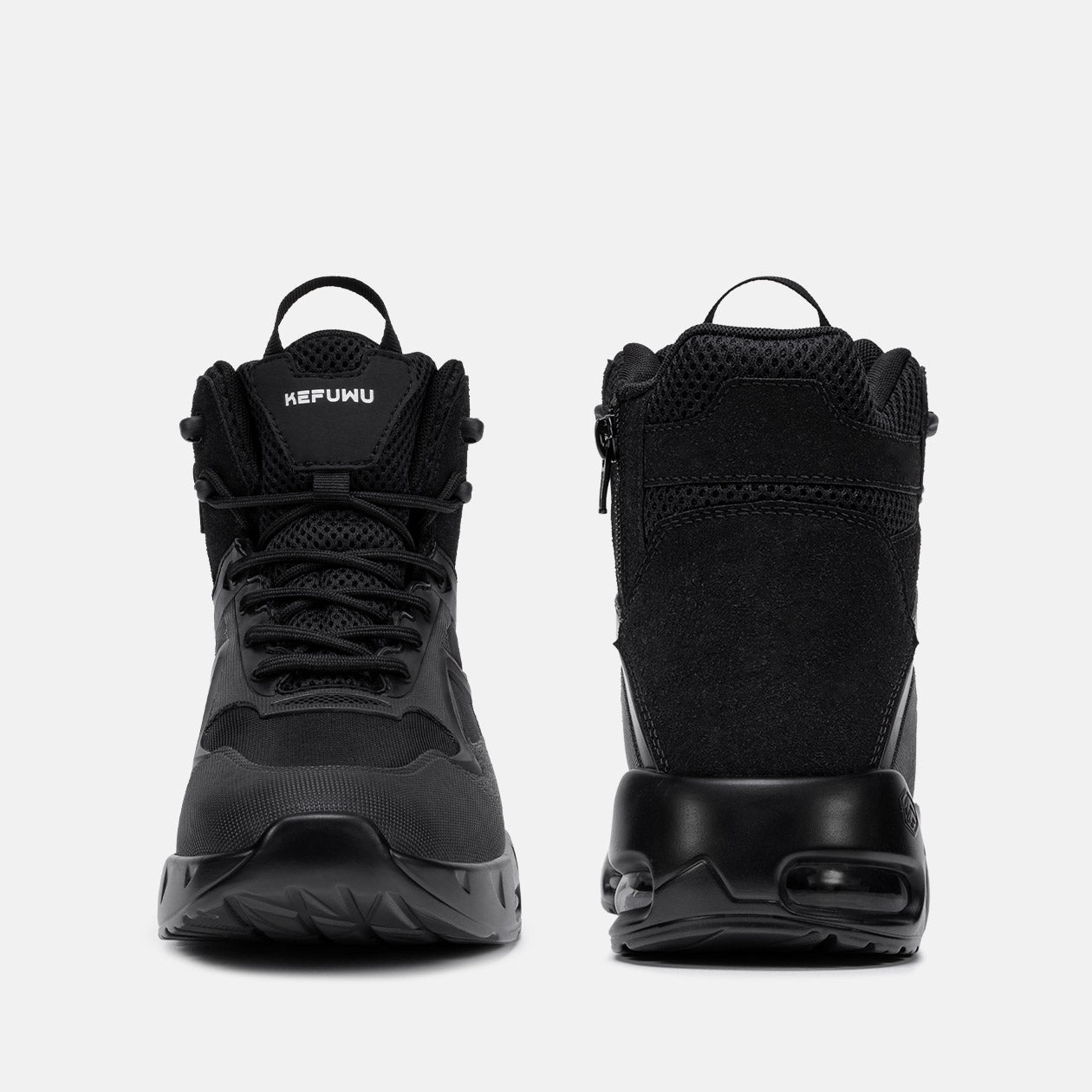Men's Lightweight Non Slip Tactical Boots With Zipper Waterproof Combat Boots,#K0475010