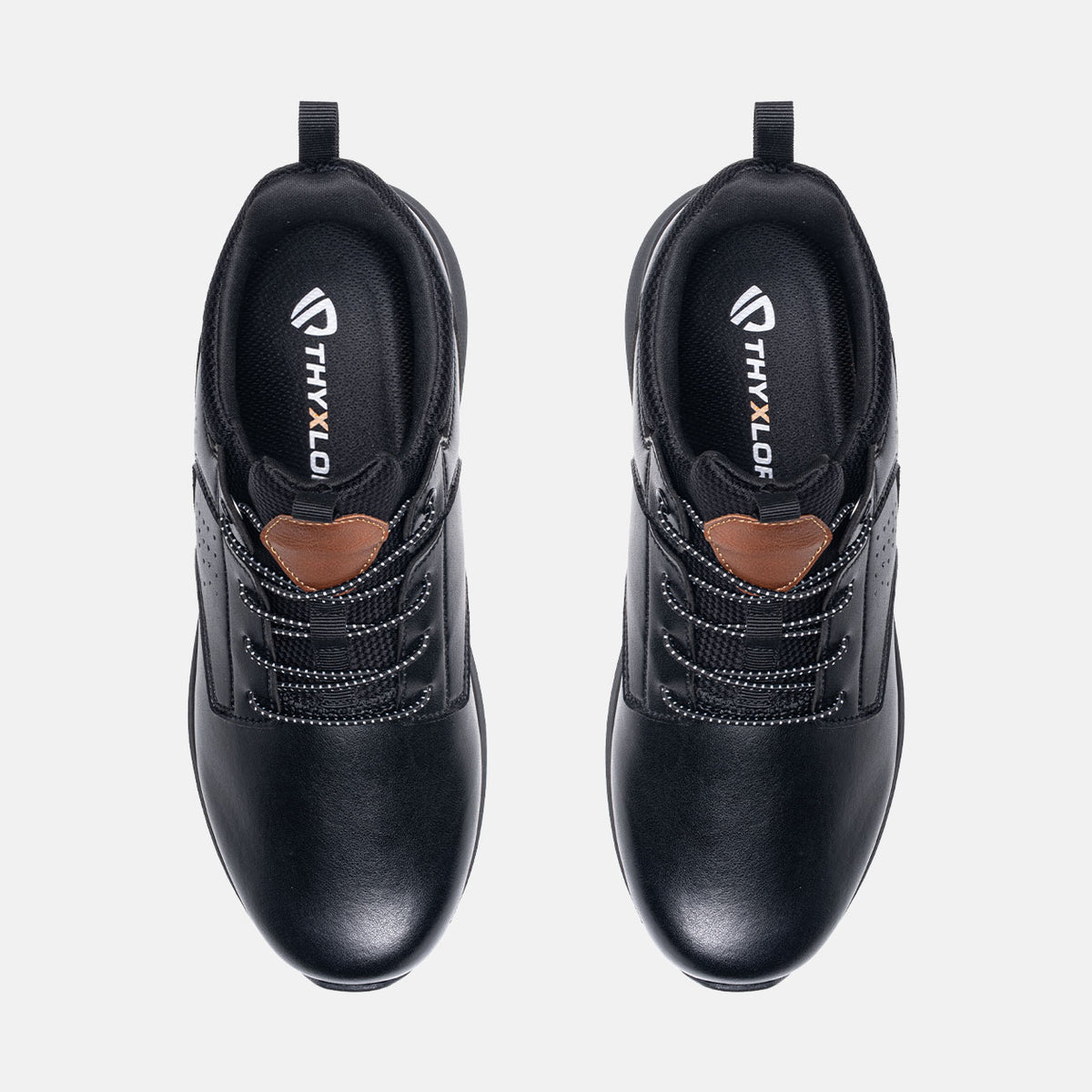 Men's Leather Slip Resistant Work Shoes Lightweight Waterproof Work Sneakers, #T1276310