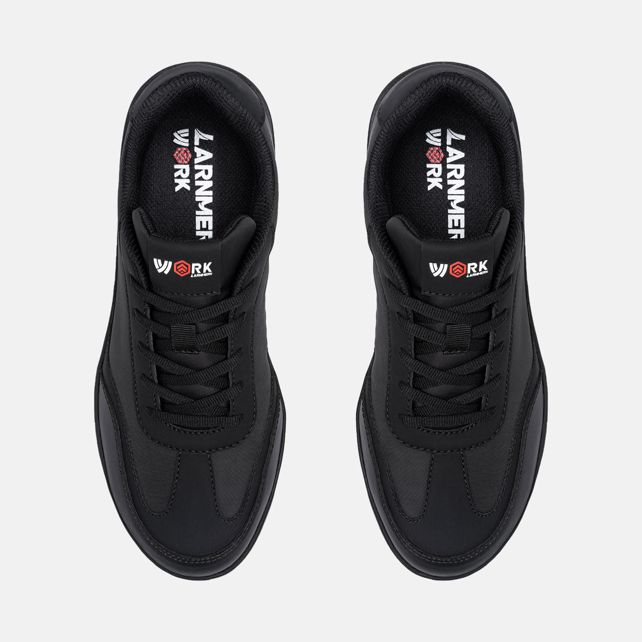 Larnmern Men Non Slip Steel Toe Safety Work Shoes Wide Toe Lightweight Barefoot Shoes, #41454