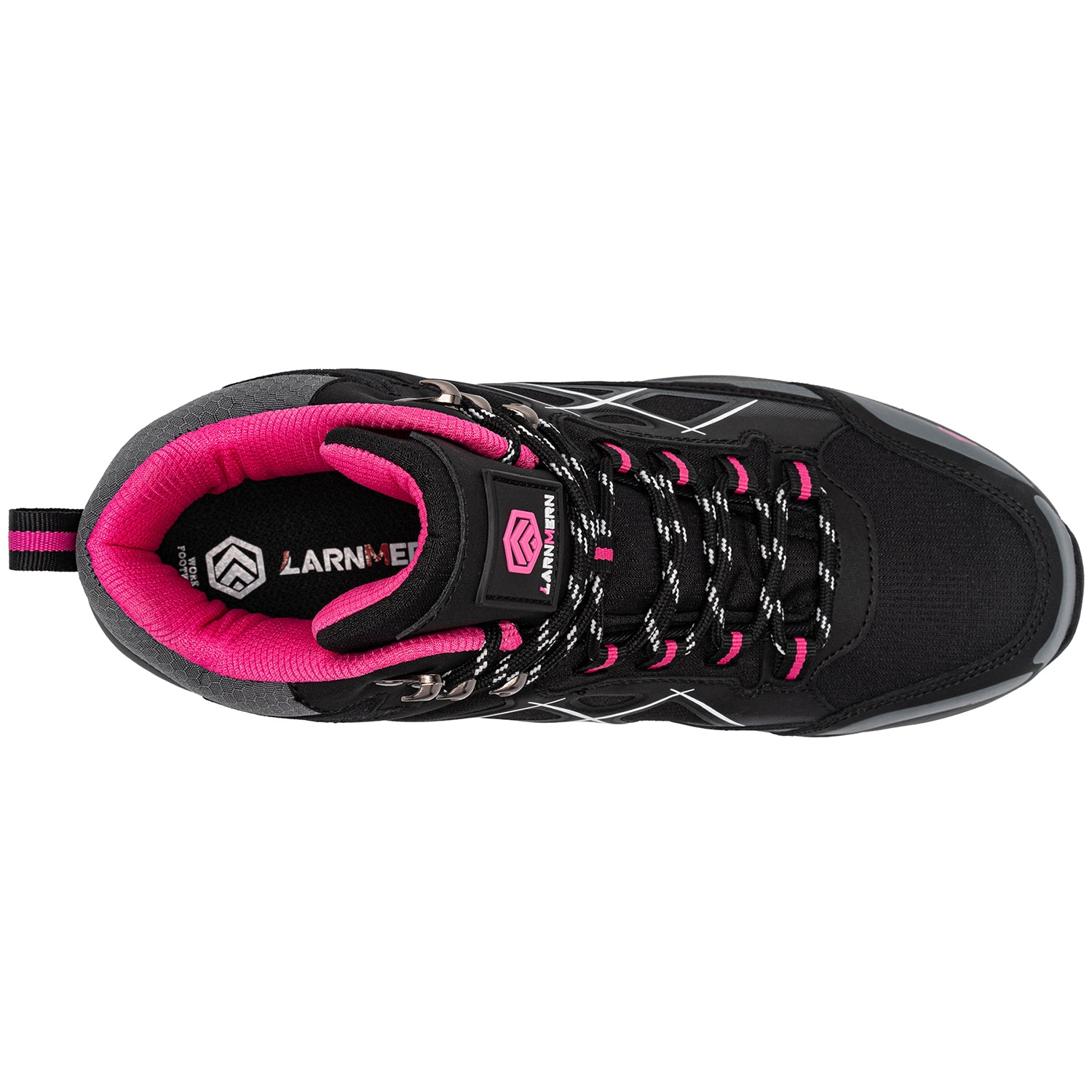 LARNMERN Steel Toe Boots for Women