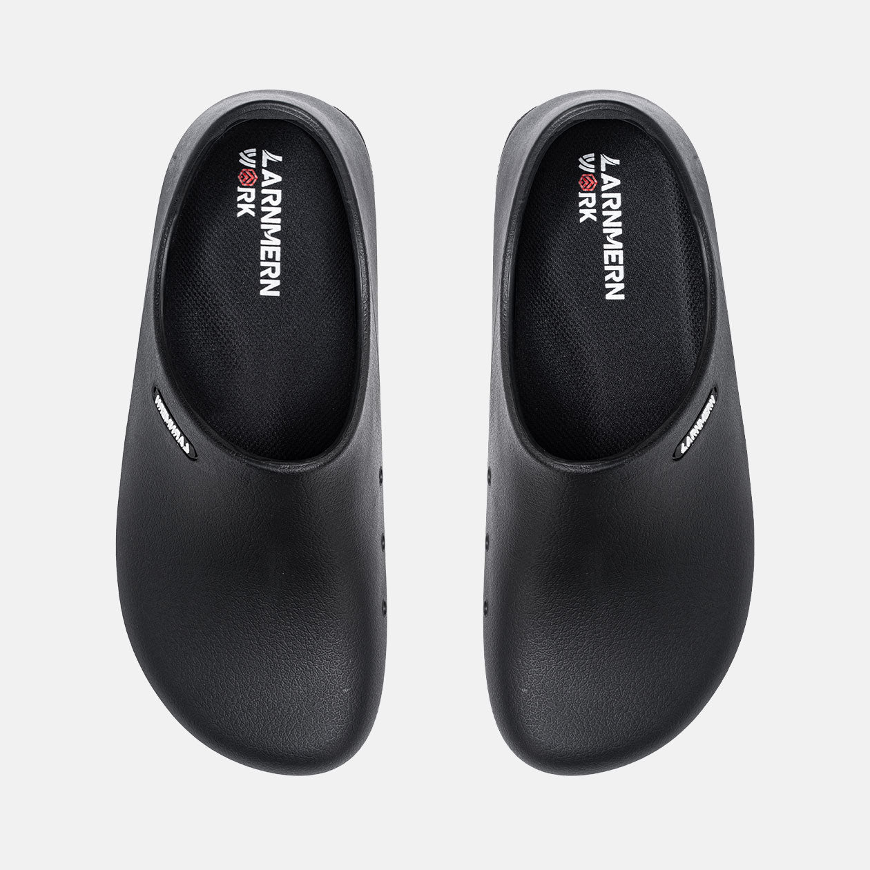 Larnmern Men Anti Slip Work Shoes Waterproof Slip On Work Clogs, #12201