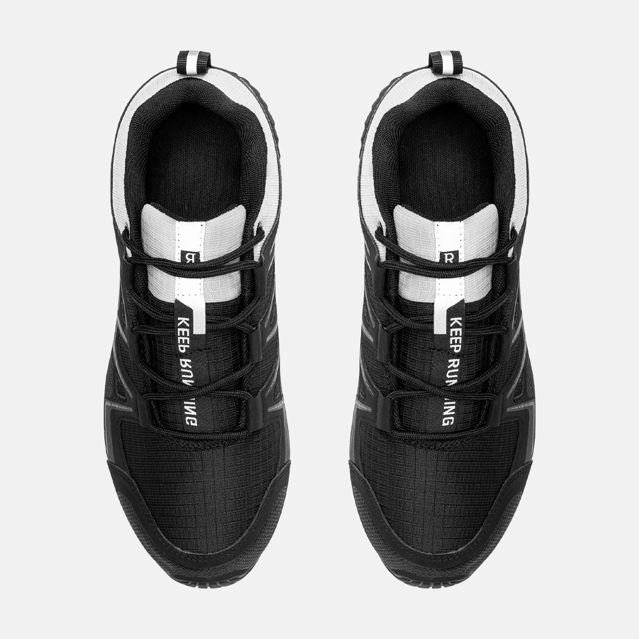 Men's Trail Running Sneakers Waterproof Lightweight Non-Slip Walking Hiking Shoes