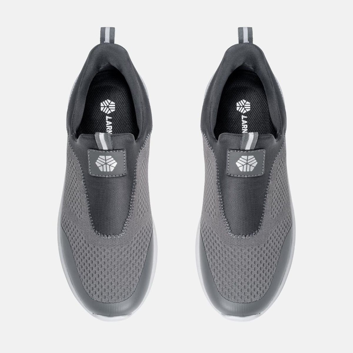 Men's Slip On Slip Resistant Shoes Wide Toe Box Walking Shoes With Arch Support #S2376184