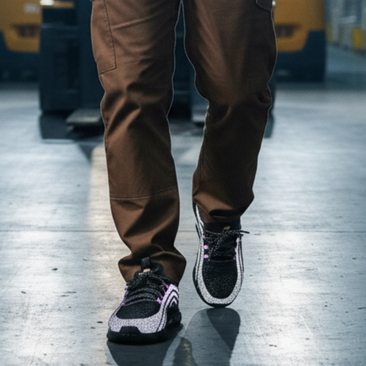 Men's Lightweight Steel Toe Sneakers Waterproof Lace Up Safety Work Shoes