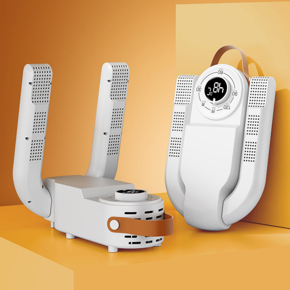 Boots Dryer for Work Boots Sneakers and Gloves Foldable Shoe Warmer With Heat Blower