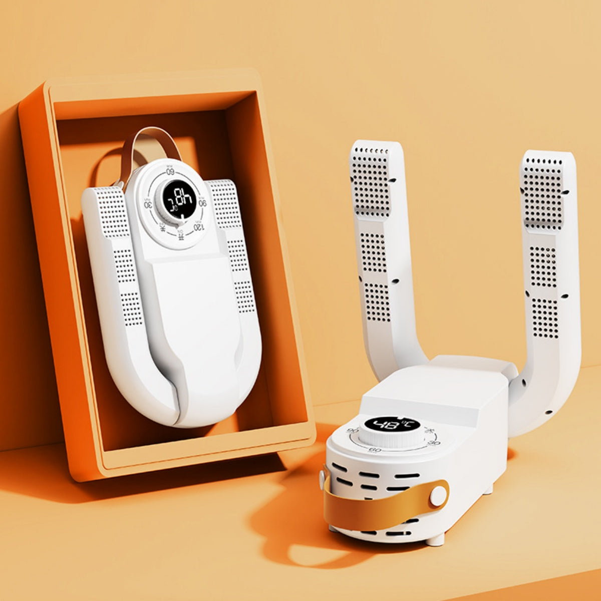 Boots Dryer for Work Boots Sneakers and Gloves Foldable Shoe Warmer With Heat Blower