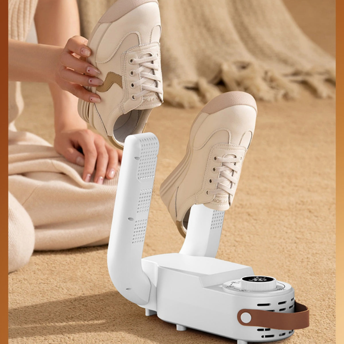 Boots Dryer for Work Boots Sneakers and Gloves Foldable Shoe Warmer With Heat Blower