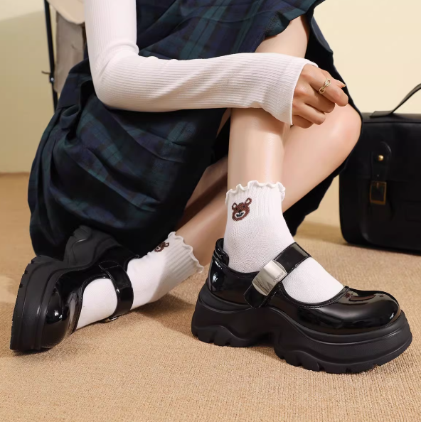 Women's Mary Janes Platform Mary Janes Round Toe Dress Shoes