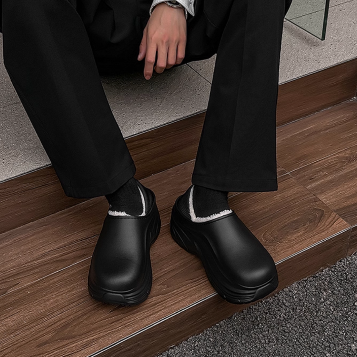 Winter Waterproof Warm Slippers for Women Men Indoor and Outdoor