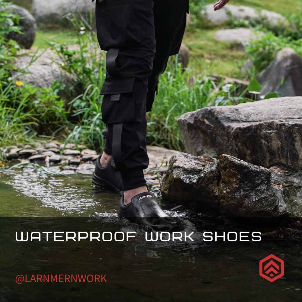 Larnmern Waterproof Chef Shoes for Men and Women