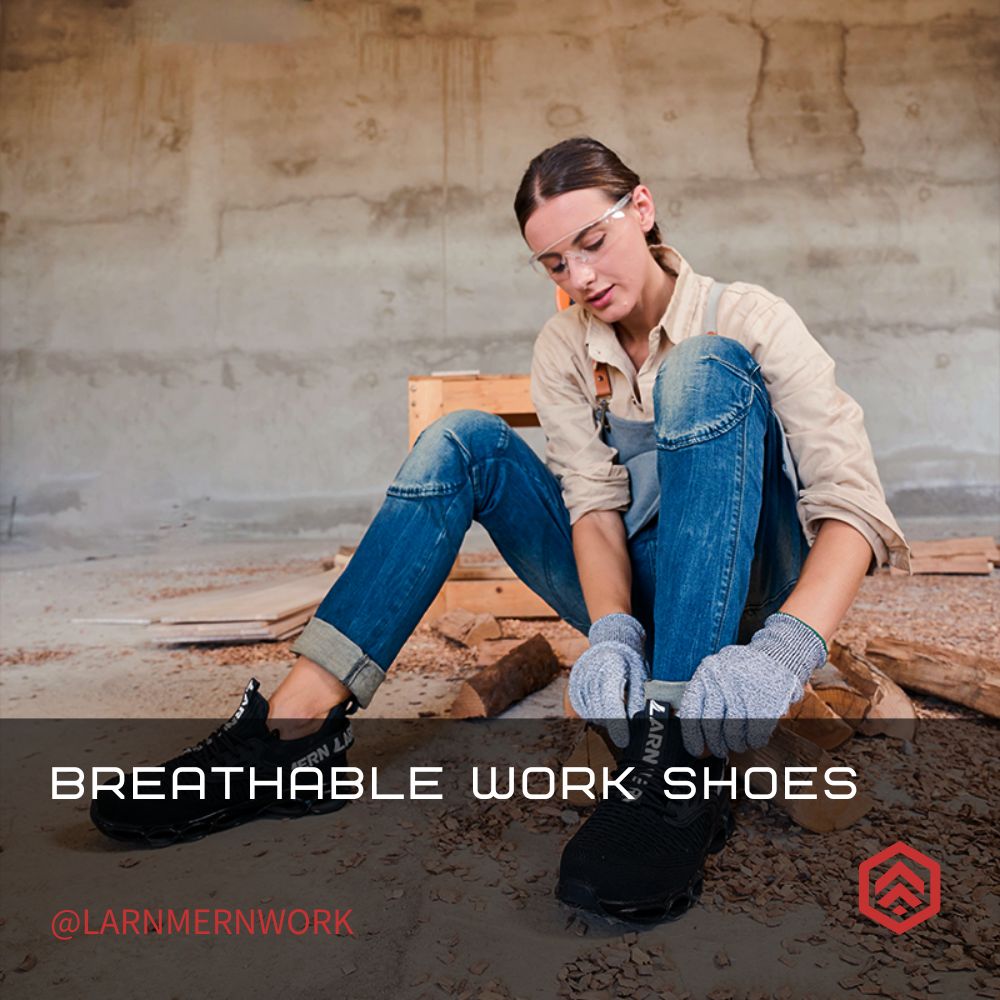 Comfort with Breathable Work Shoes