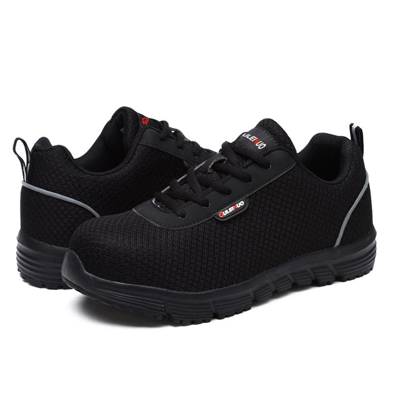 LARNMERN Women's Steel Toe Safety Shoes