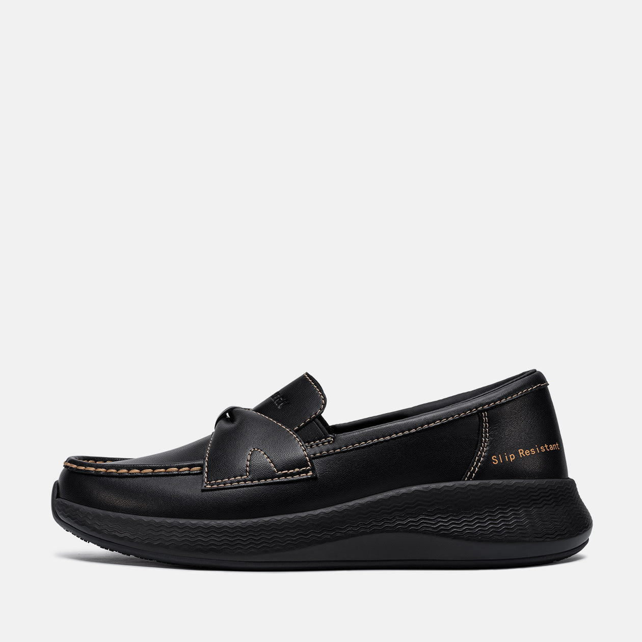Larnmern Women's Non Slip Waterproof  Slip On Loafers Shoes, #L0275070