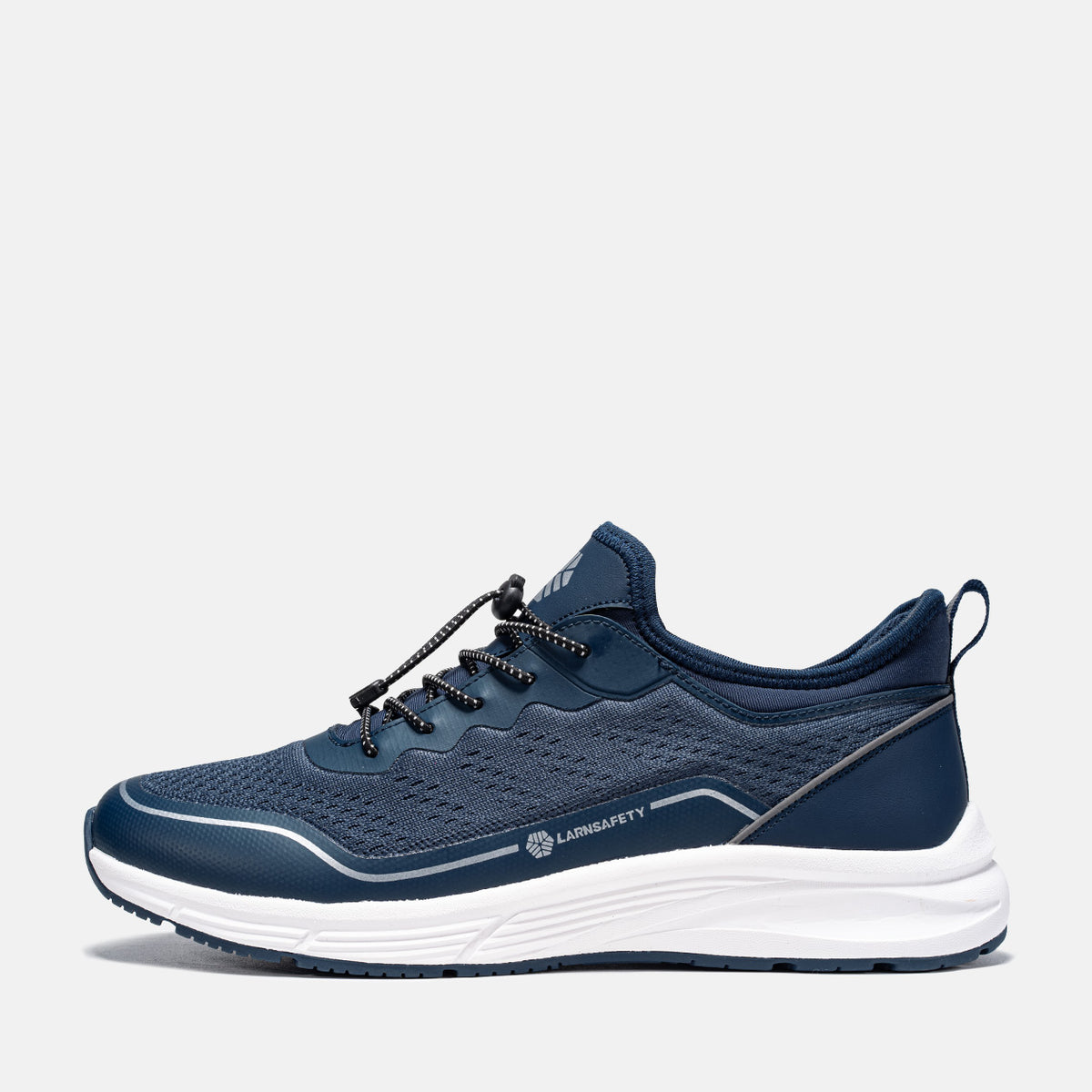Men's Lightweight Breathable Sneakers Lock Lace Non Slip Slip On Shoes, #S2376185