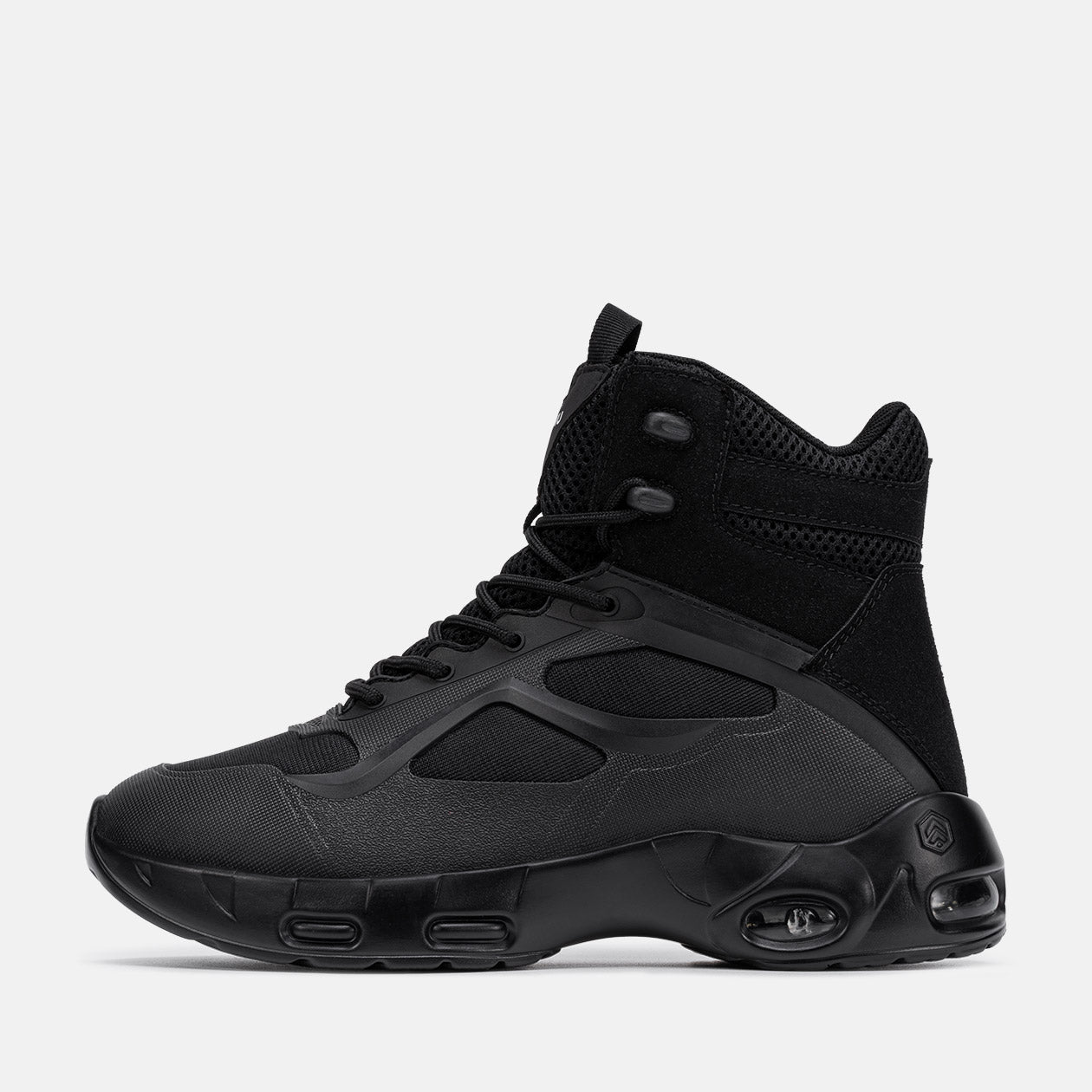 Men's Lightweight Non Slip Tactical Boots With Zipper Waterproof Combat Boots,#K0475010