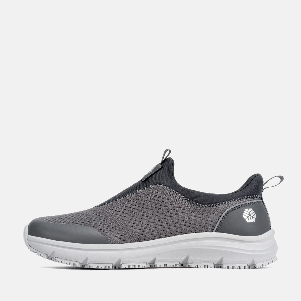 Men's Slip On Slip Resistant Shoes Wide Toe Box Walking Shoes With Arch Support #S2376184