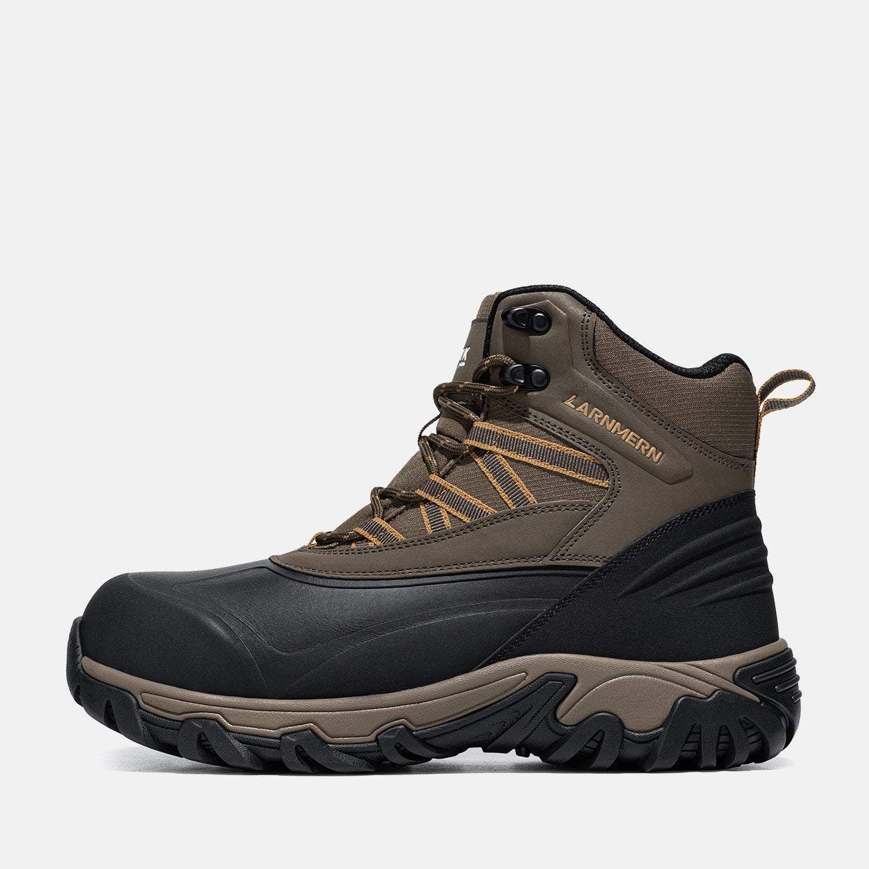 Men's Puncture Resistant Composite Toe Boots Non-Slip Safety Toe Work Boots,L0175056