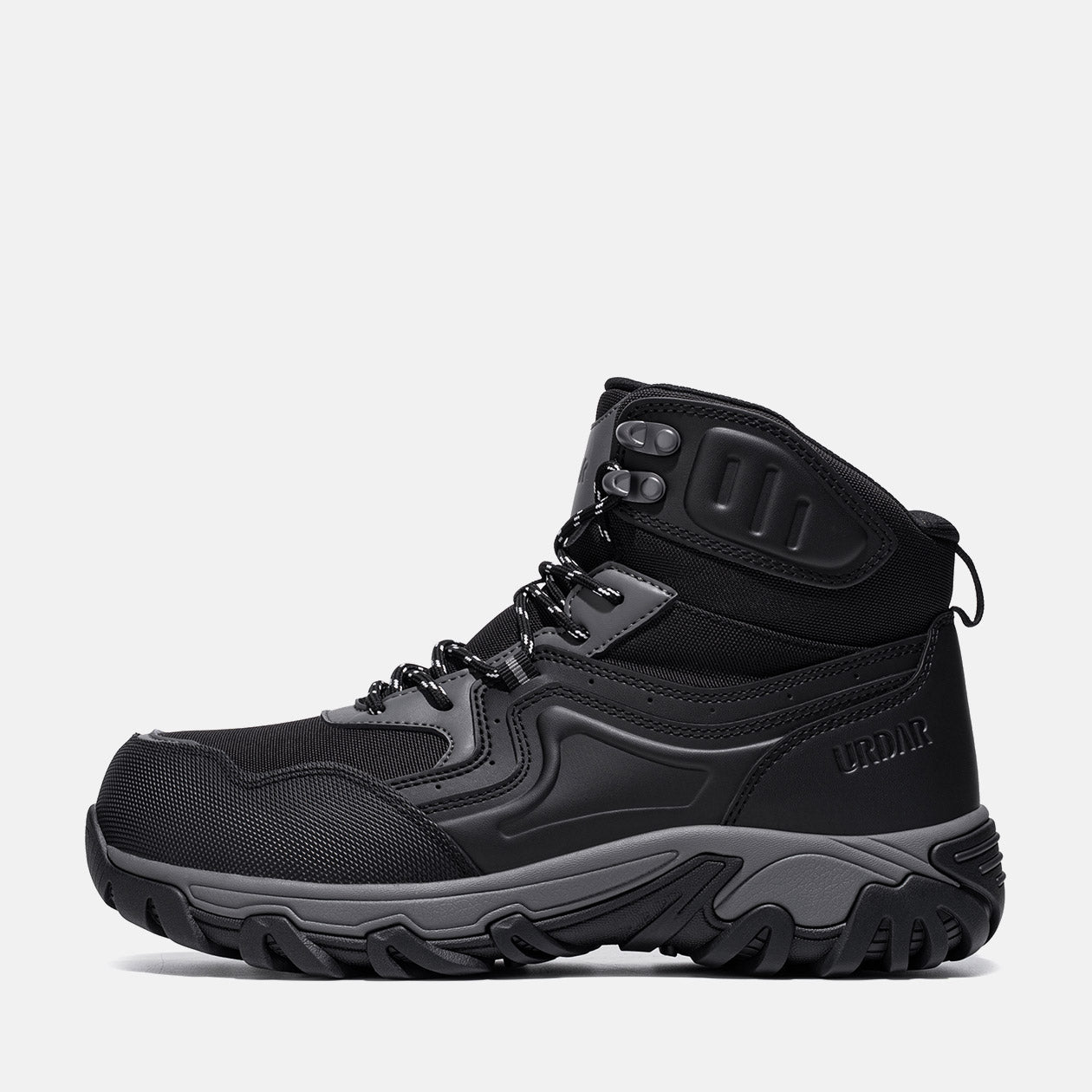 Men's Steel Toe Safety Boots Puncture Resistant Lace Up Non Slip Work Boots,#U0175058