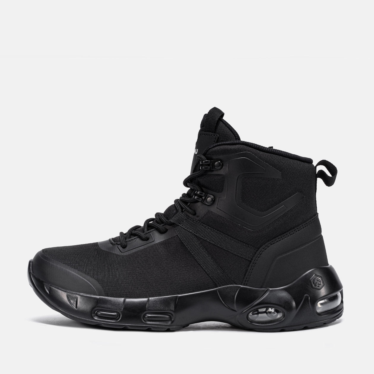 Larnmern Men Waterproof Lightweight Tactical Boots Non Slip Side Zip Wide Toe Boots, #41002