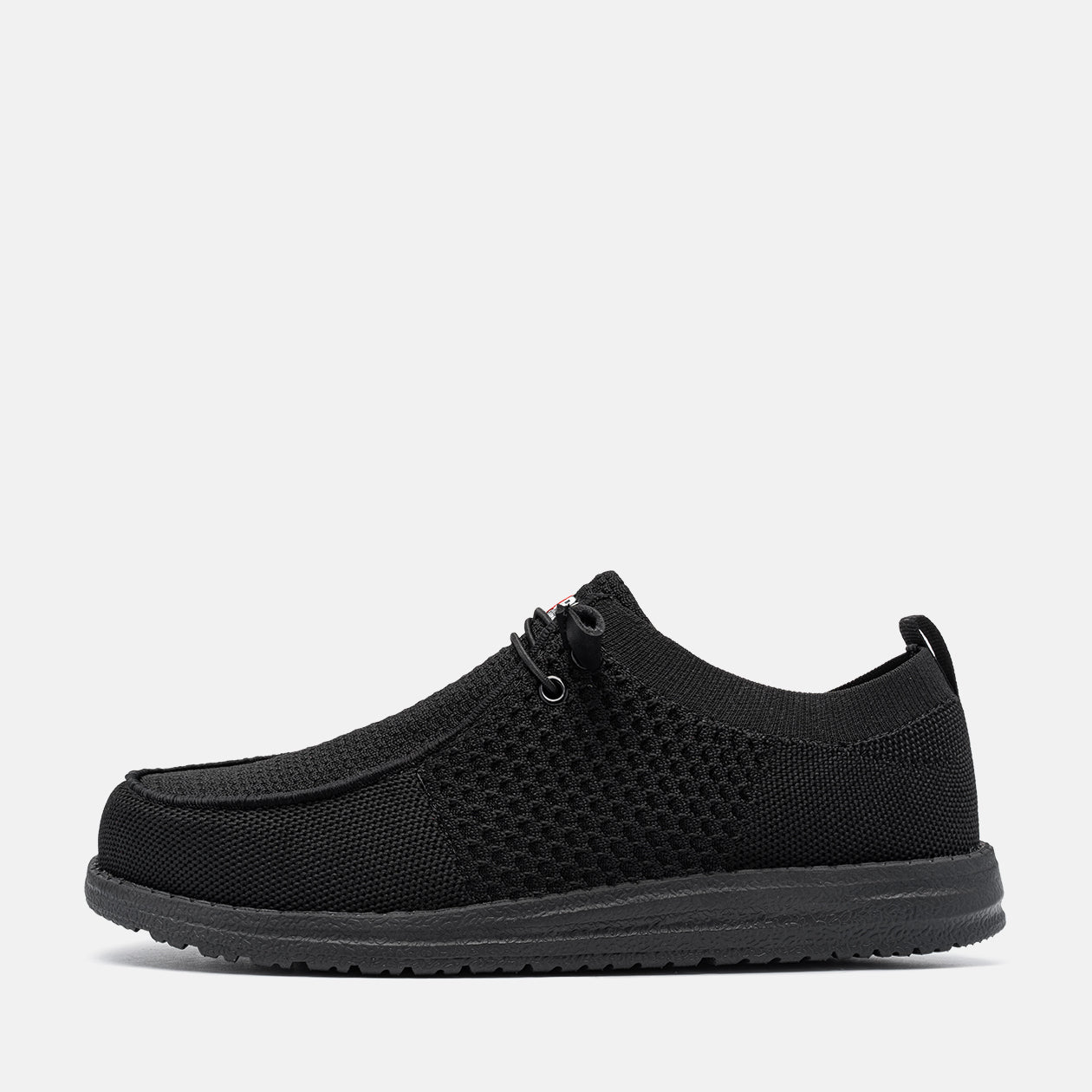 All black work shoes mens on sale