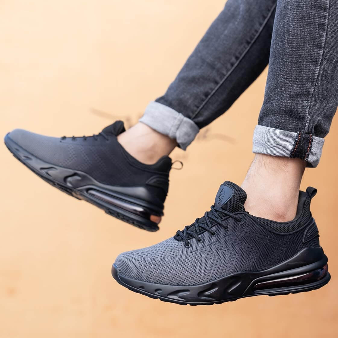 Grey non slip clearance shoes