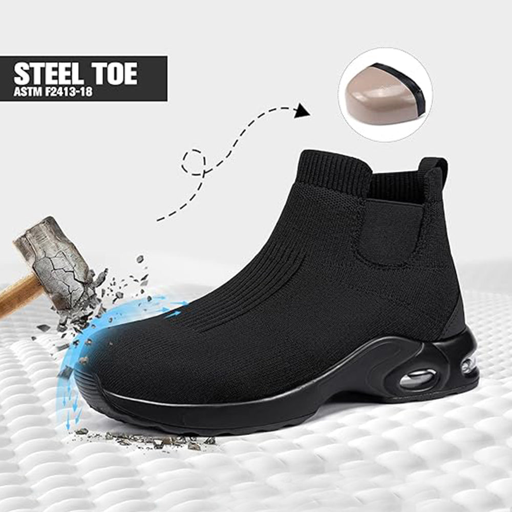 LARNMERN Steel Toe Shoes for Men Women