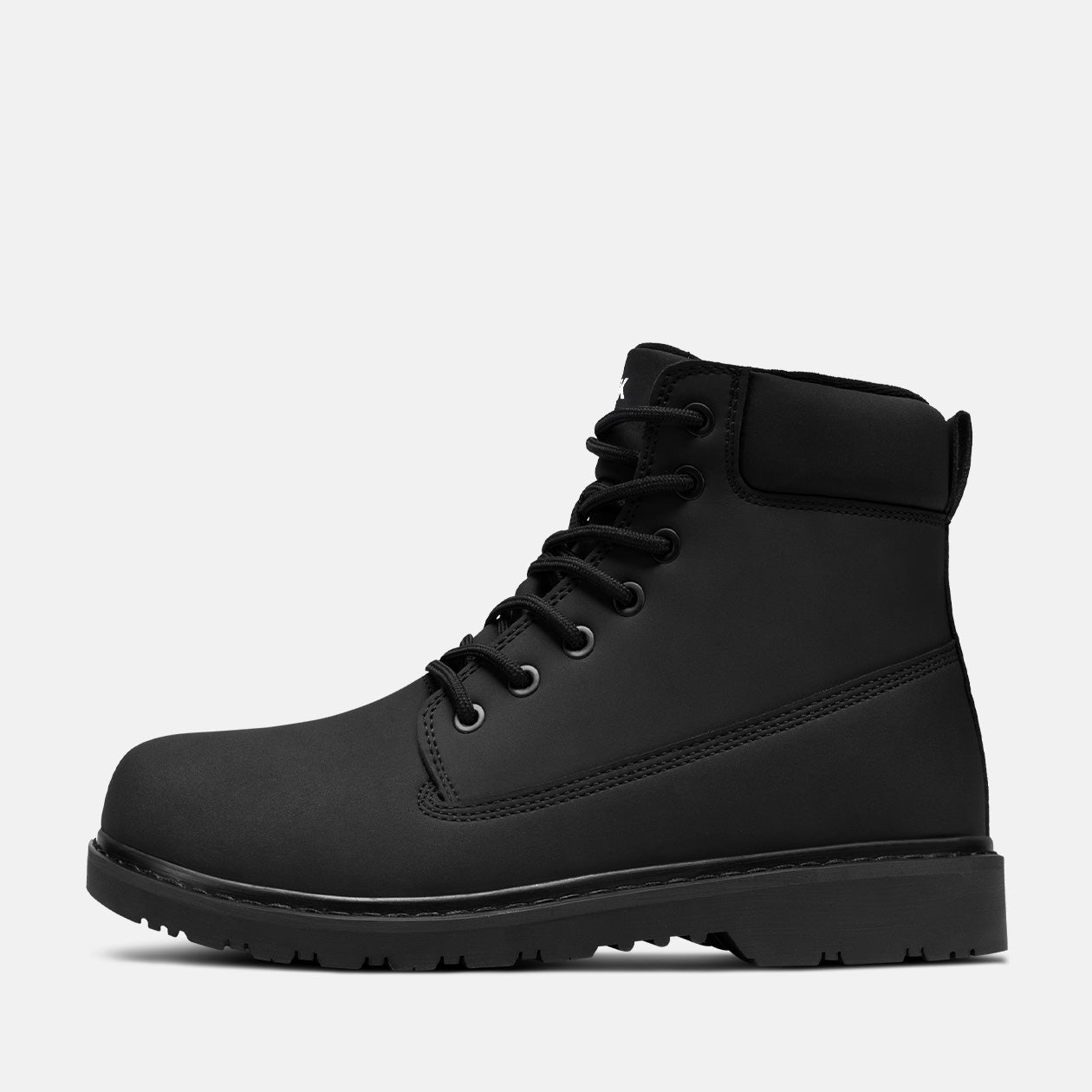 Larnmern Men's Slip Resistant Leather Work Boots Waterproof Shoes,#51632