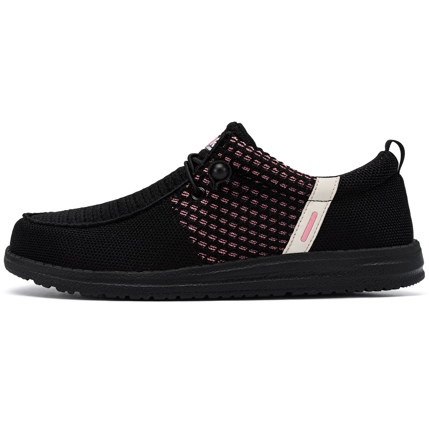 LARNMERN Steel Toe Loafers Women
