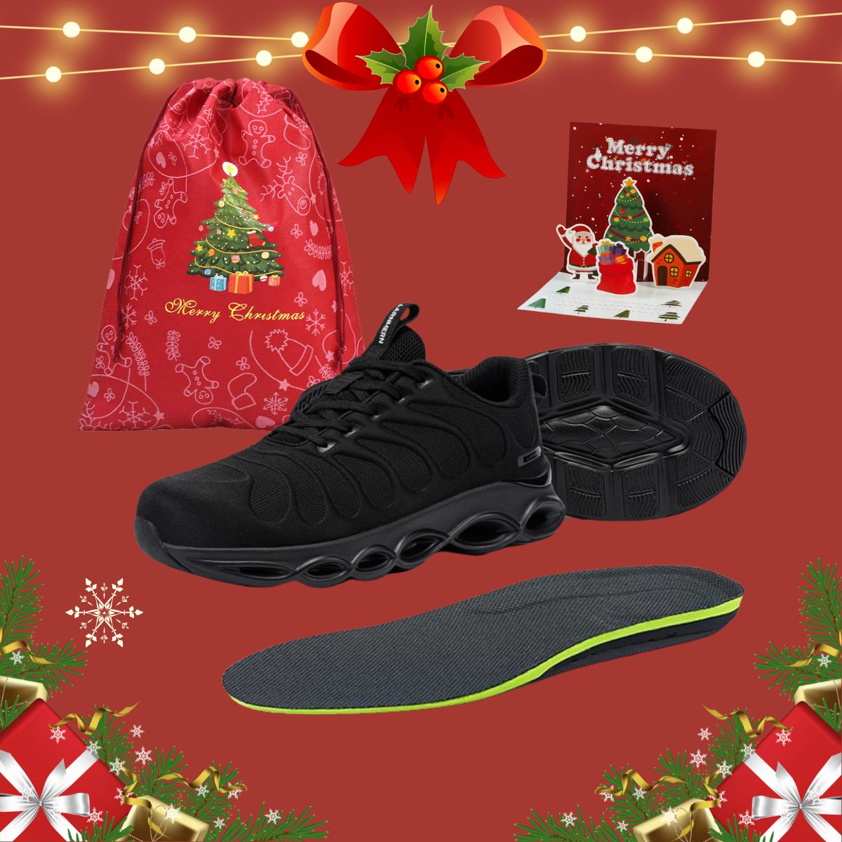 LARNMERN Steel Toe Tennis Shoes Gift Bundle For Men