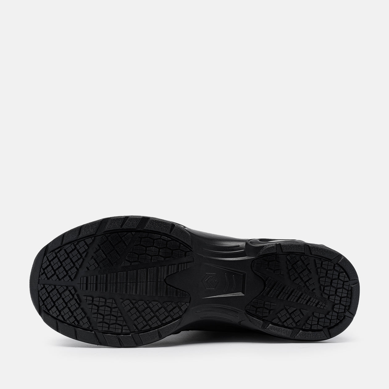 Larnmern Men’s Air Cushion Non Slip Comfortable Work Shoes, Black #21077