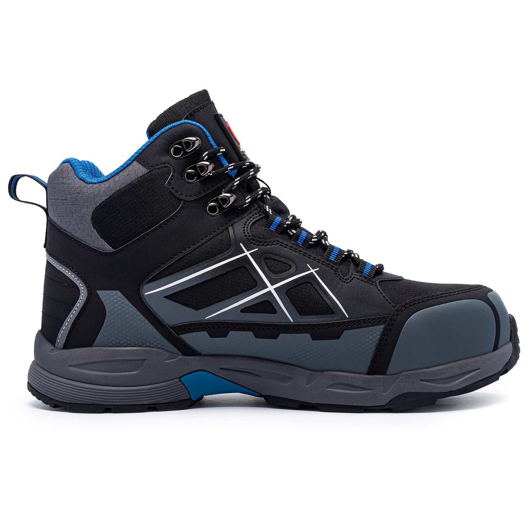 LARNMERN Steel Toe Work Boots Men