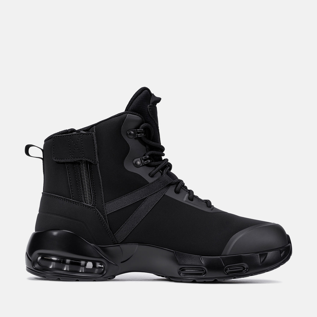 Lightweight Men‘s Non Slip Combat Boots Waterproof Side Zip Tactical Work Boots , #56001