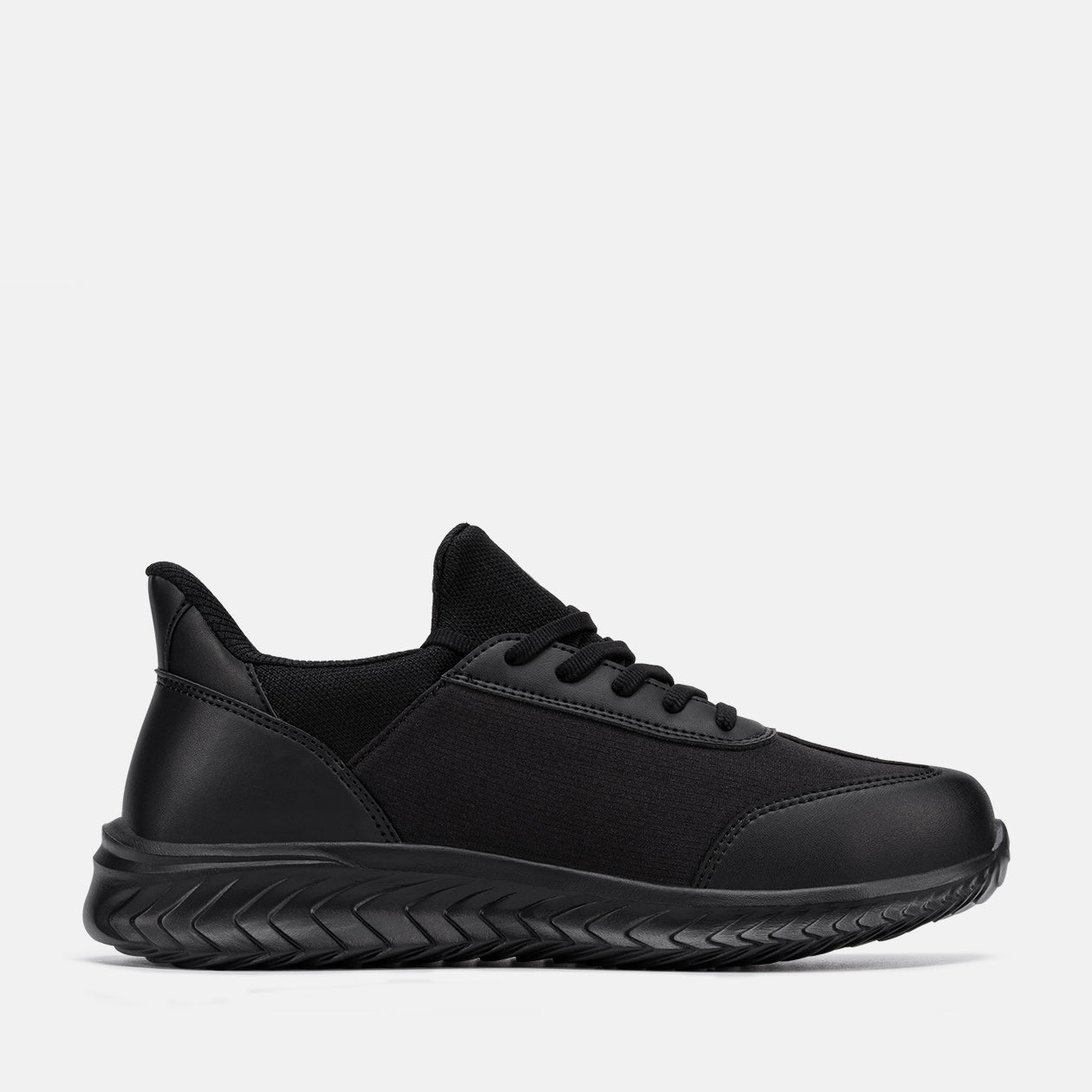 Larnmern Lightweight Slip-On Steel Toe Sneakers Athletic Work Shoes, #L0175049