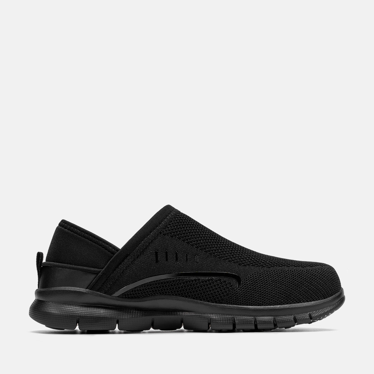 Larnmern Breathable Steel Toe Work Shoes Slip-On Lightweight Safety Toe Sneakers, #L0175095