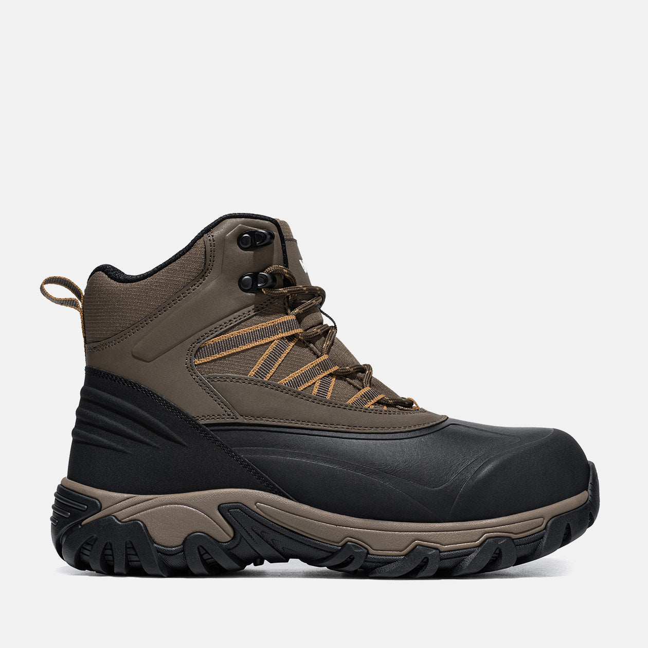 Men's Puncture Resistant Composite Toe Boots Non-Slip Safety Toe Work Boots,L0175056
