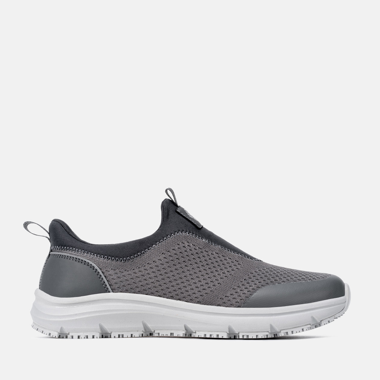 Men's Slip On Slip Resistant Shoes Wide Toe Box Walking Shoes With Arch Support #S2376184
