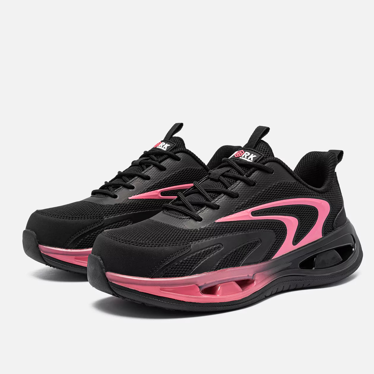 Larnmern 21094 Steel Toe Sneakers for Women, Pink