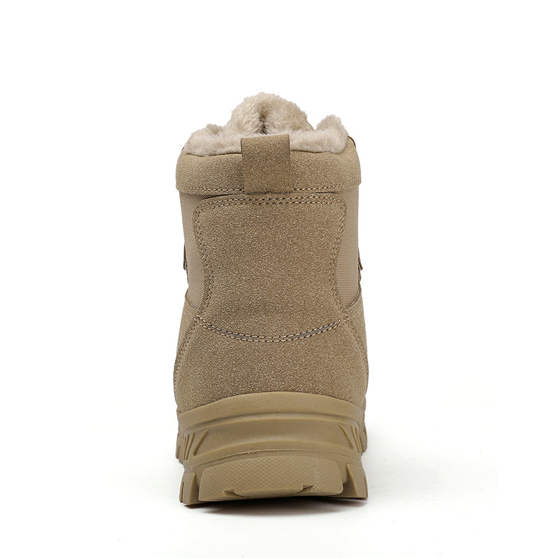 Men's Winter Warm Military Sports Boots Non Slip Fur Lined Boots,#2314
