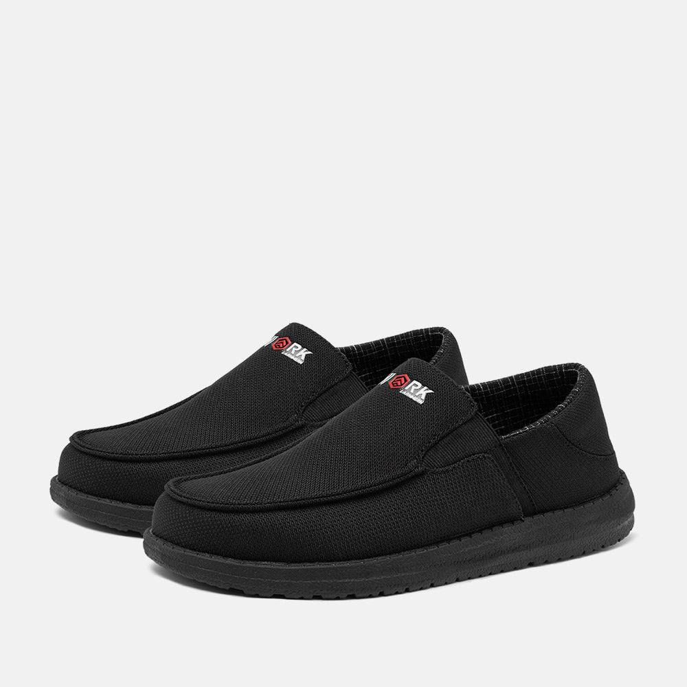 Steel store toe loafers