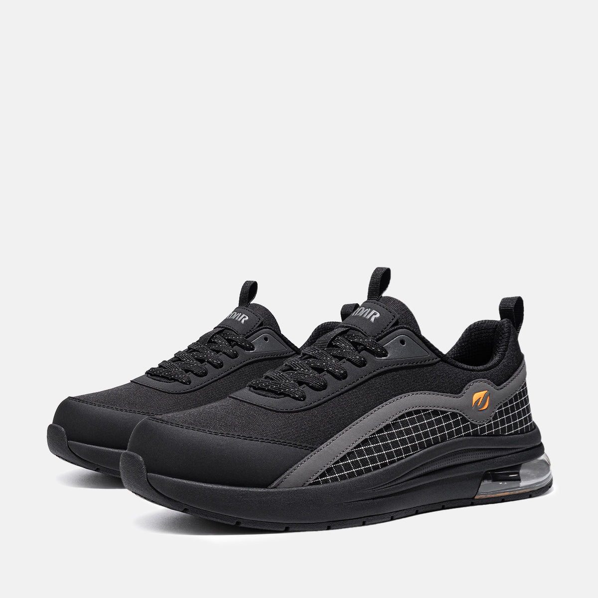 Men's Non Slip Steel Toe Shoes Water Resistant Safety Sneakers Work Shoes, #U0175143