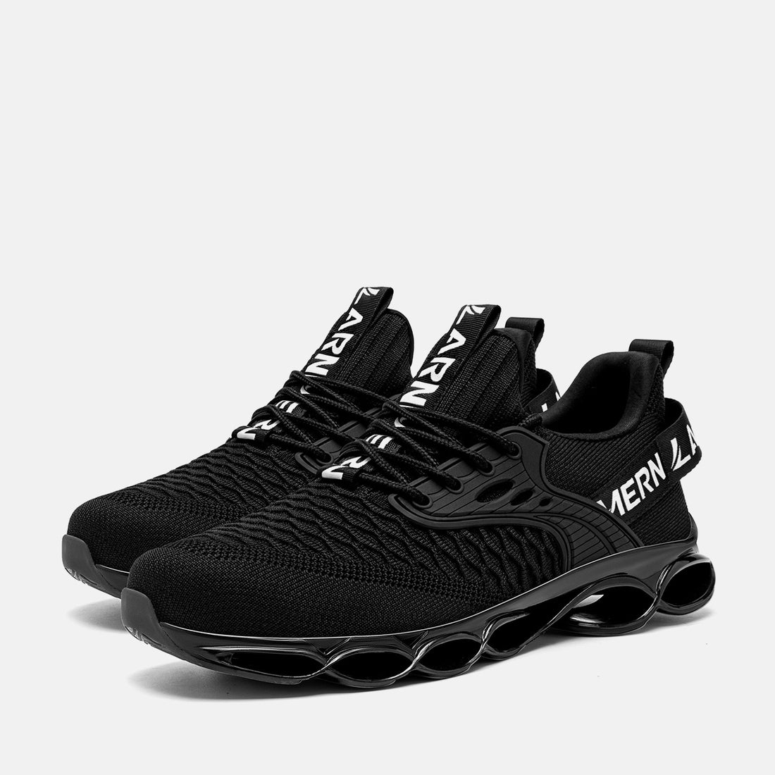 LARNMERN Stalen neus trainers heren lichtgewicht veiligheid trainers comfortabele werk veiligheidsschoenen beschermende werkschoenen ademend werk schoeisel lekbestendig luchtkussen, Zwart, 38 EU LARNMERN Stalen neus trainers heren lichtgewicht veiligheid trainers comfortabele werk veiligheidsschoenen beschermende werkschoenen ademend werk schoeisel lekbestendig luchtkussen, Zwart, 38 EU