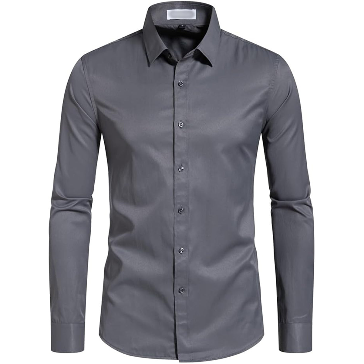 Men‘s Stain Resistant Dress Shirts Long Sleeve Button Down Anti Stain Shirts