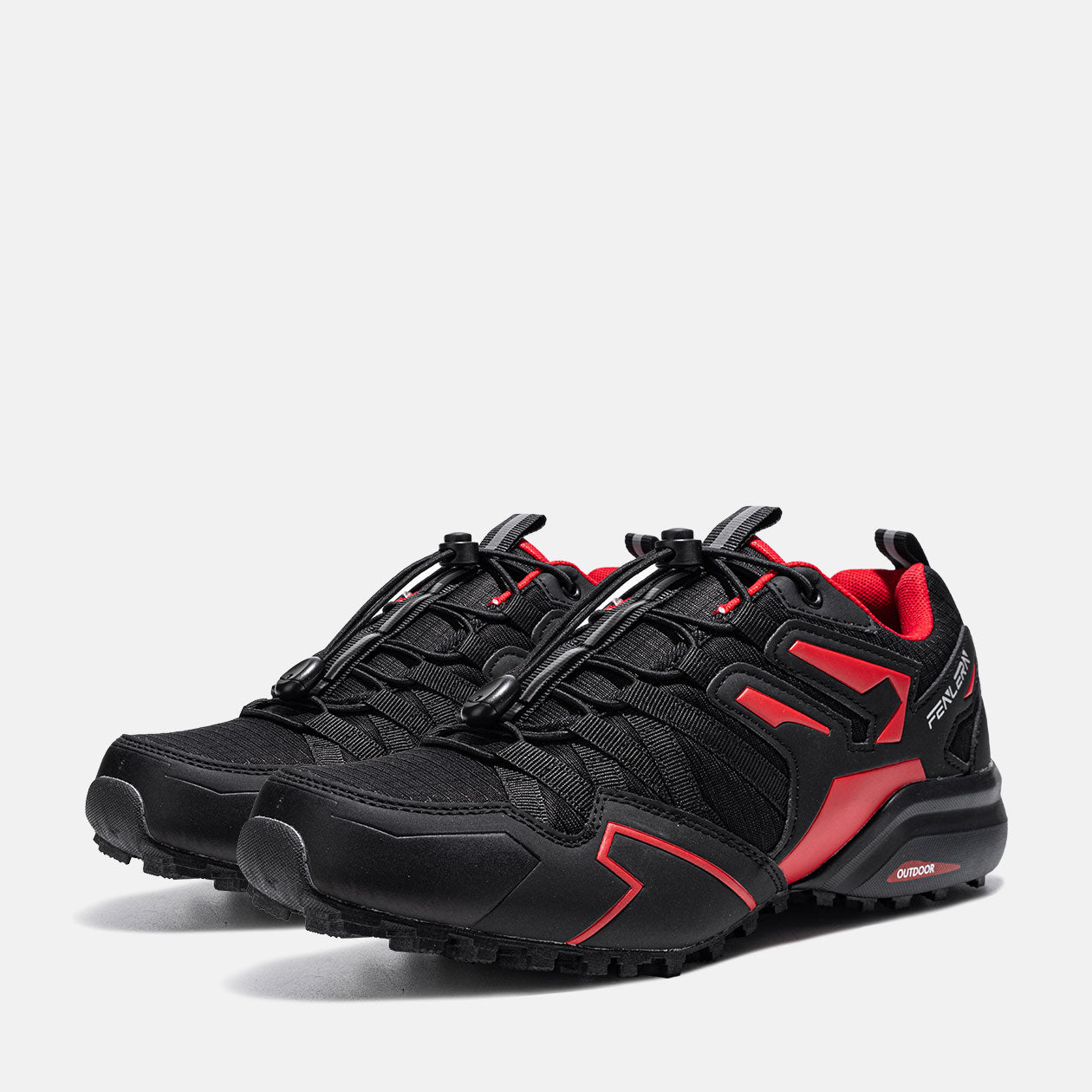 Men's Water Resistant Trail Sneakers Lightweight Comfortable Trail Running Shoes For Mixed Terrain, #F0476199
