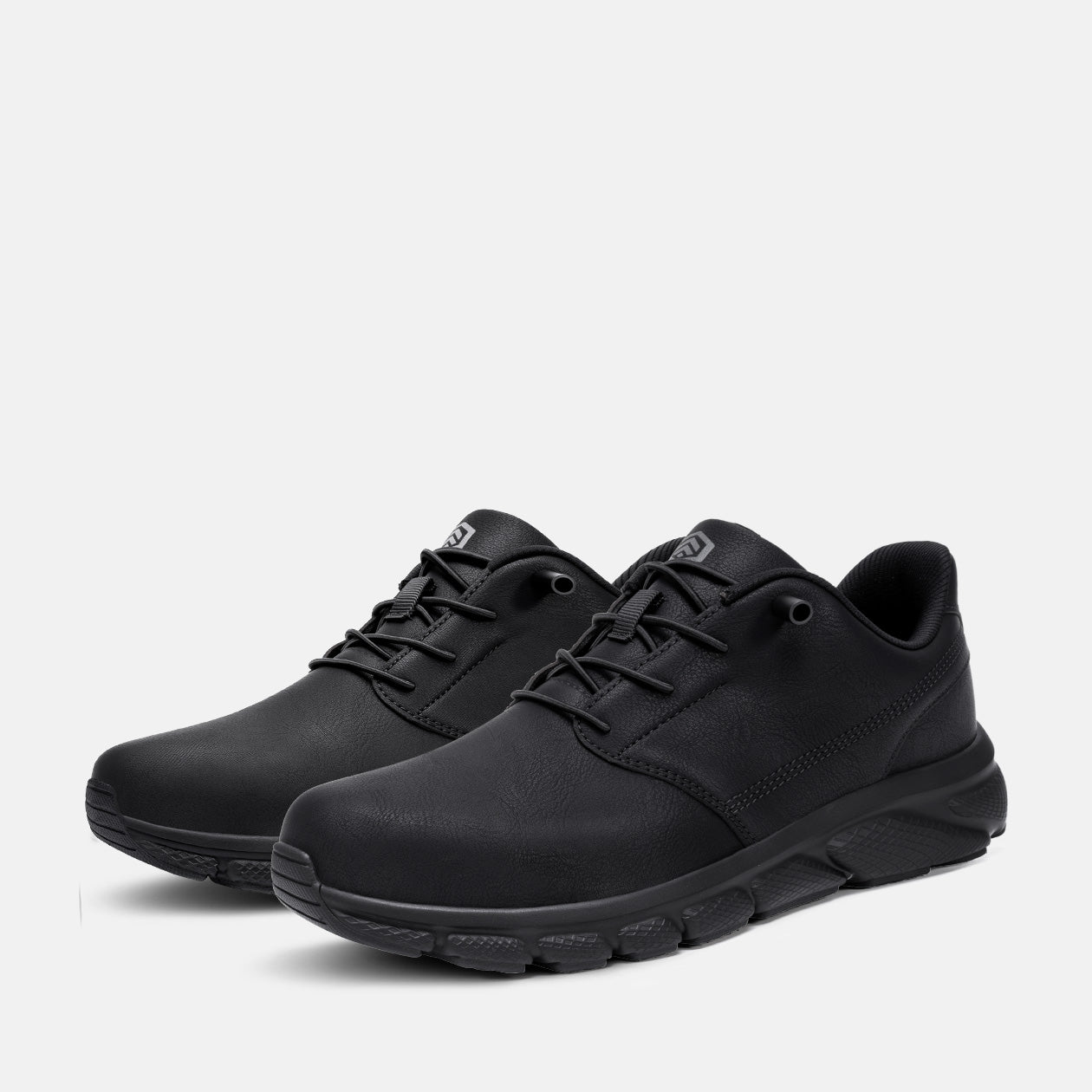 Larnmern Men's Leather Steel Toe Shoes Waterproof Slip-On Safety Work Shoes, #L0175014